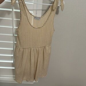 Urban Outfitters Checkered Romper
